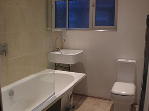 Tiled, painted & decorated bathroom  - SW20 (London, West Wimbledon)