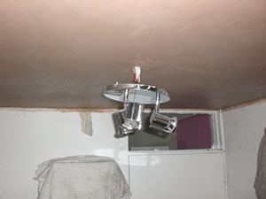 plastering london fulham sw6. Replaced ceiling has been plasterboarded & smoothly plastered